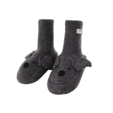 Maicer Merino Wool Booties | Koala - Cloudy Grey Melange van Donsje Amsterdam | Kids Conceptstore Le Fanfare