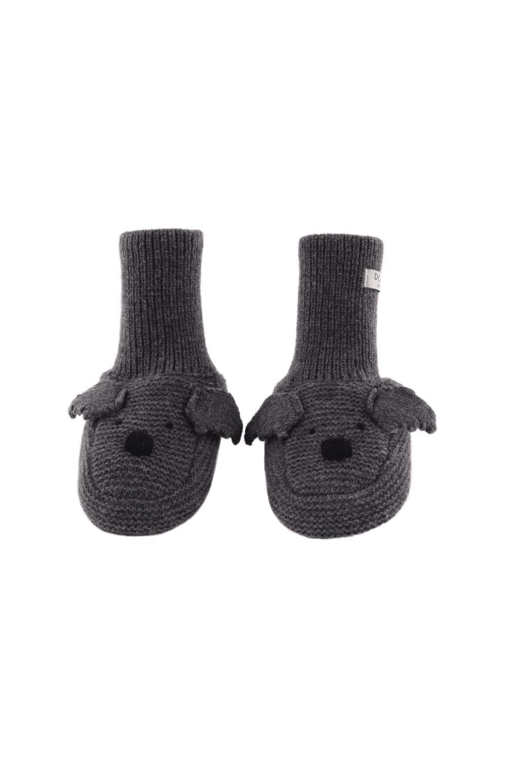Maicer Merino Wool Booties | Koala - Cloudy Grey Melange van Donsje Amsterdam | Kids Conceptstore Le Fanfare