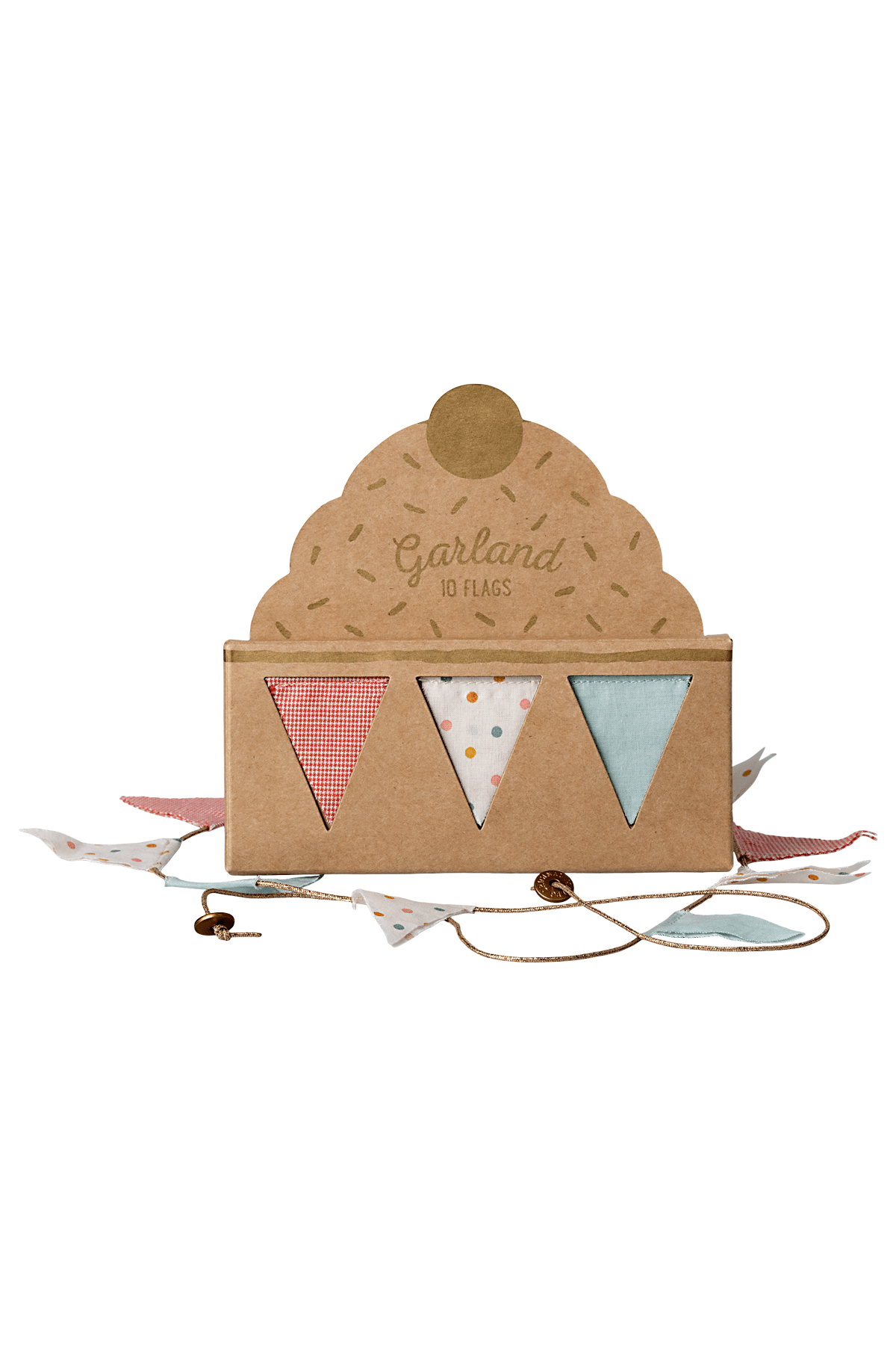 Maileg Garland, 10 Flags - 115 Cm van Maileg | Kids Conceptstore Le Fanfare