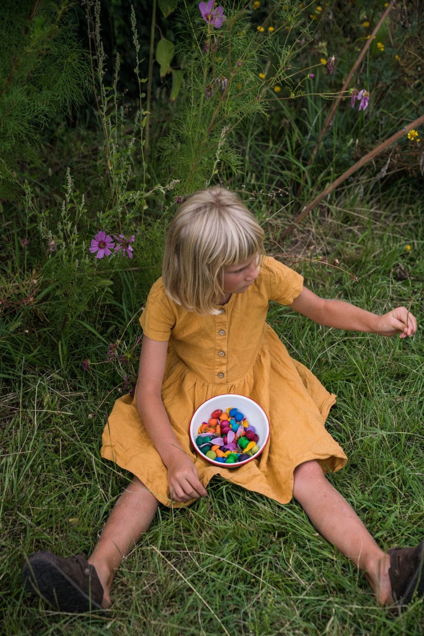 Mandala Rainbow Mushrooms van Grapat | Kids Conceptstore Le Fanfare