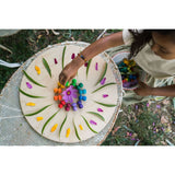 Mandala Rainbow Mushrooms van Grapat | Kids Conceptstore Le Fanfare