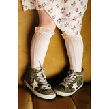 Marie-Léonie - Lightweight Openwork Knee Socks - Doux Agneaux