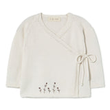 Marye sweater - cream van Li&me | Kids Conceptstore Le Fanfare