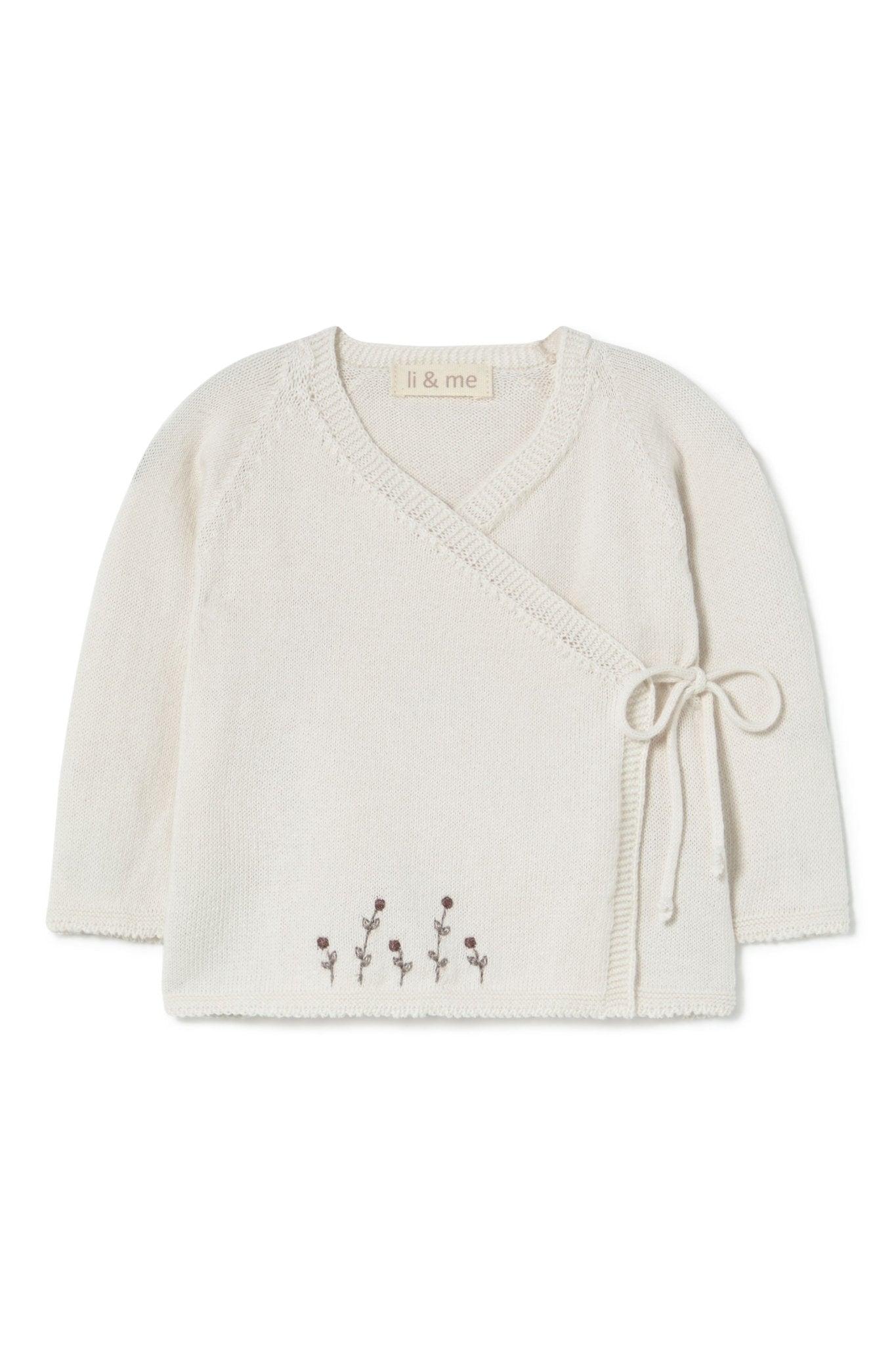 Marye sweater - cream van Li&me | Kids Conceptstore Le Fanfare