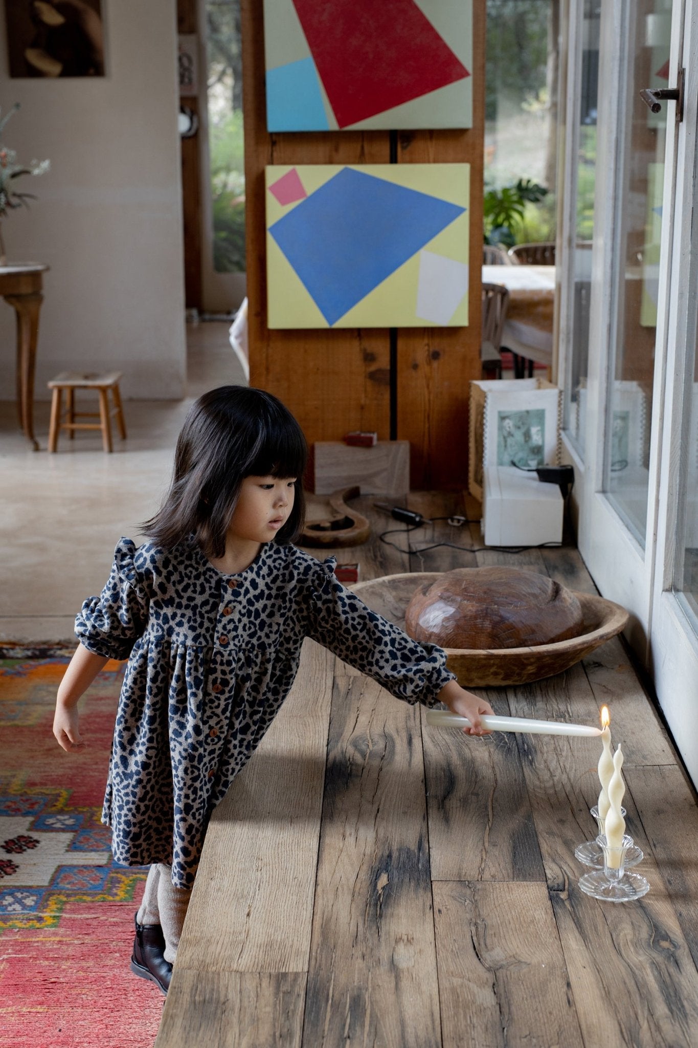 Matera dress - blue van 1+ in the family | Kids Conceptstore Le Fanfare