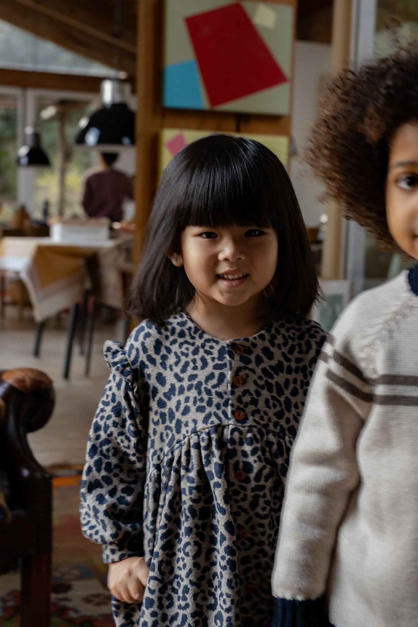 Matera dress - blue van 1+ in the family | Kids Conceptstore Le Fanfare