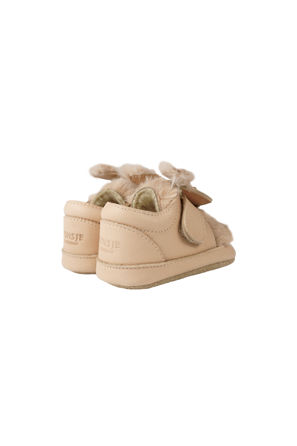 Matijn Sneakers | Fluffy Bunny - Light Rust Leather van Donsje Amsterdam | Kids Conceptstore Le Fanfare