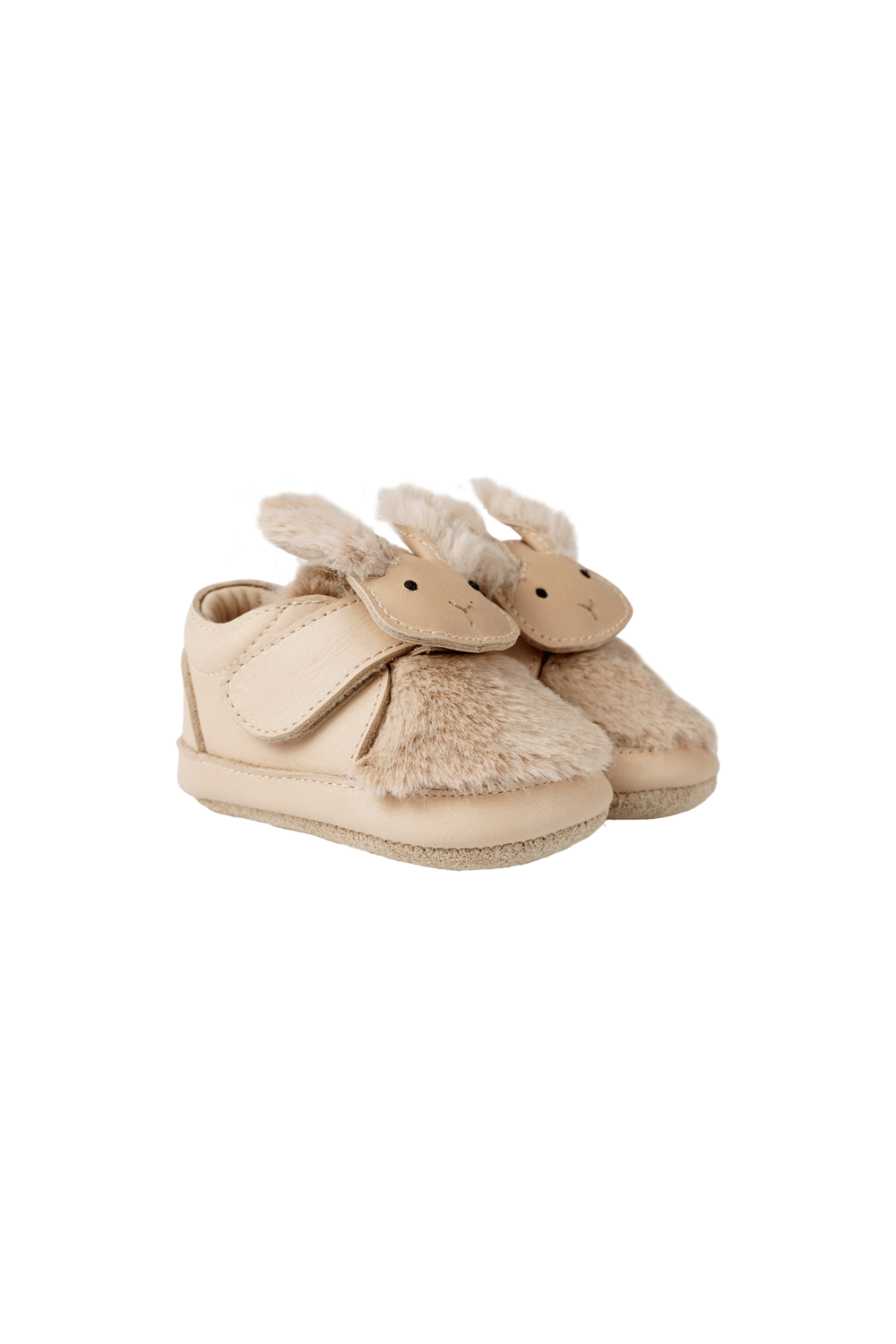 Matijn Sneakers | Fluffy Bunny - Light Rust Leather van Donsje Amsterdam | Kids Conceptstore Le Fanfare