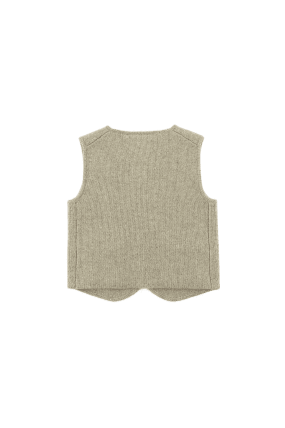 Maurtis Merino Wool Gilet - Light Grey Melange van Donsje Amsterdam | Kids Conceptstore Le Fanfare
