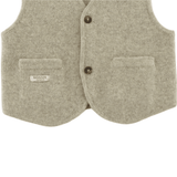 Maurtis Merino Wool Gilet - Light Grey Melange van Donsje Amsterdam | Kids Conceptstore Le Fanfare