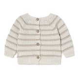 Maverick cardigan - cream-toasted van Li&me | Kids Conceptstore Le Fanfare