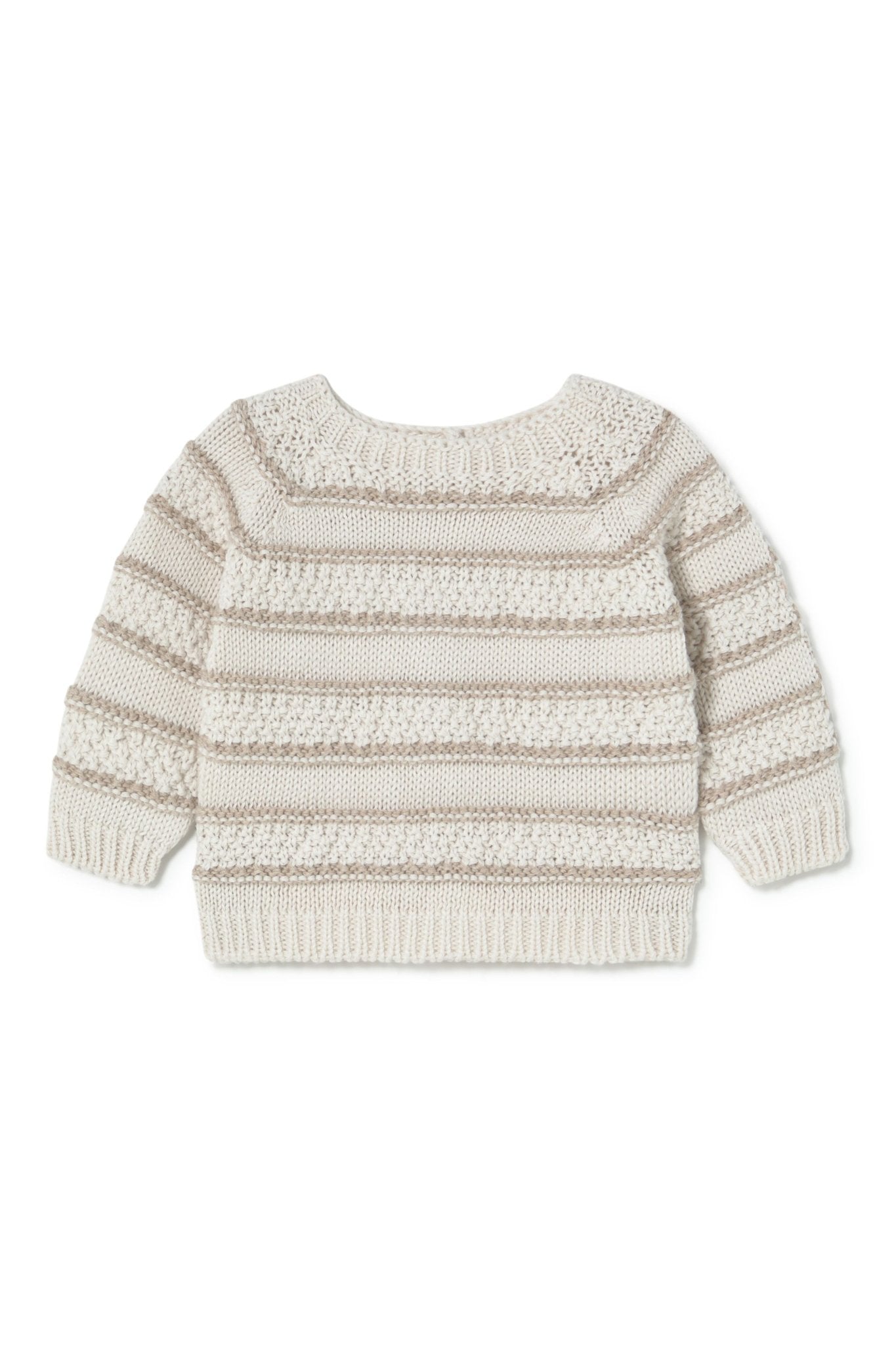 Maverick cardigan - cream-toasted van Li&me | Kids Conceptstore Le Fanfare