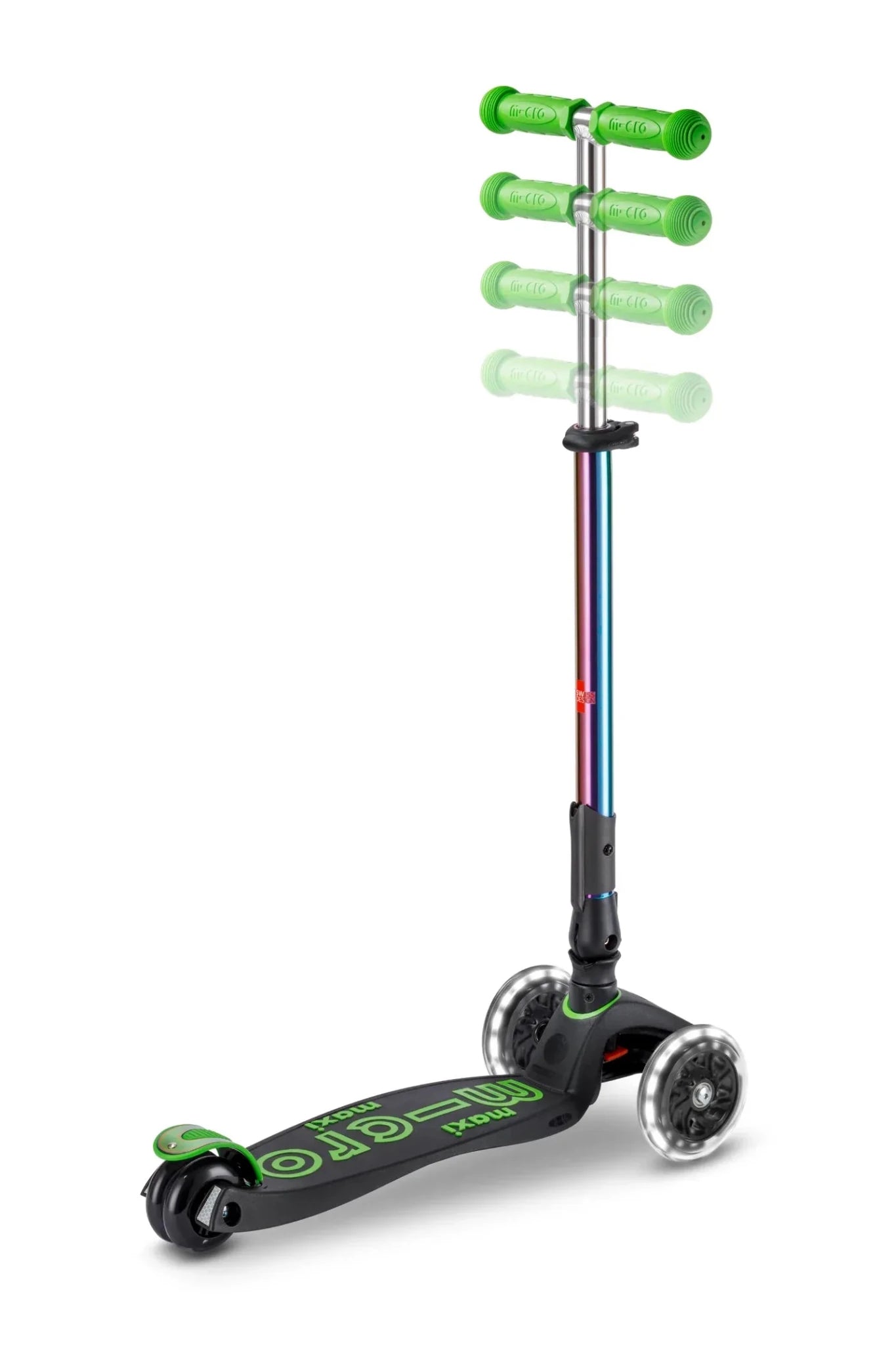 Maxi Micro Foldable LED Neochrome green van Micro Step | Kids Conceptstore Le Fanfare