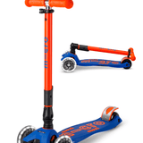 Maxi Micro inklapbaar LED - Blauw oranje Neon van Micro Step | Kids Conceptstore Le Fanfare