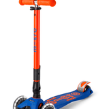Maxi Micro inklapbaar LED - Blauw oranje Neon van Micro Step | Kids Conceptstore Le Fanfare