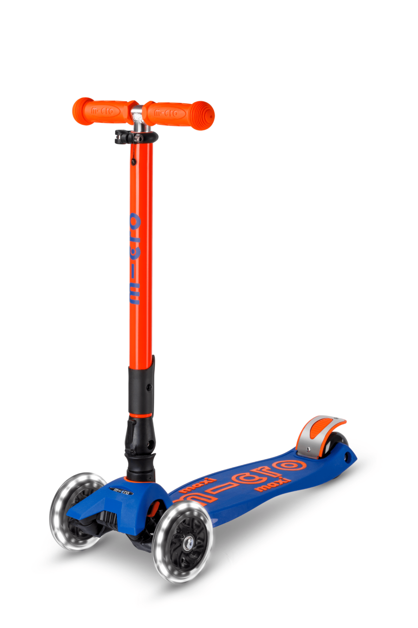 Maxi Micro inklapbaar LED - Blauw oranje Neon van Micro Step | Kids Conceptstore Le Fanfare