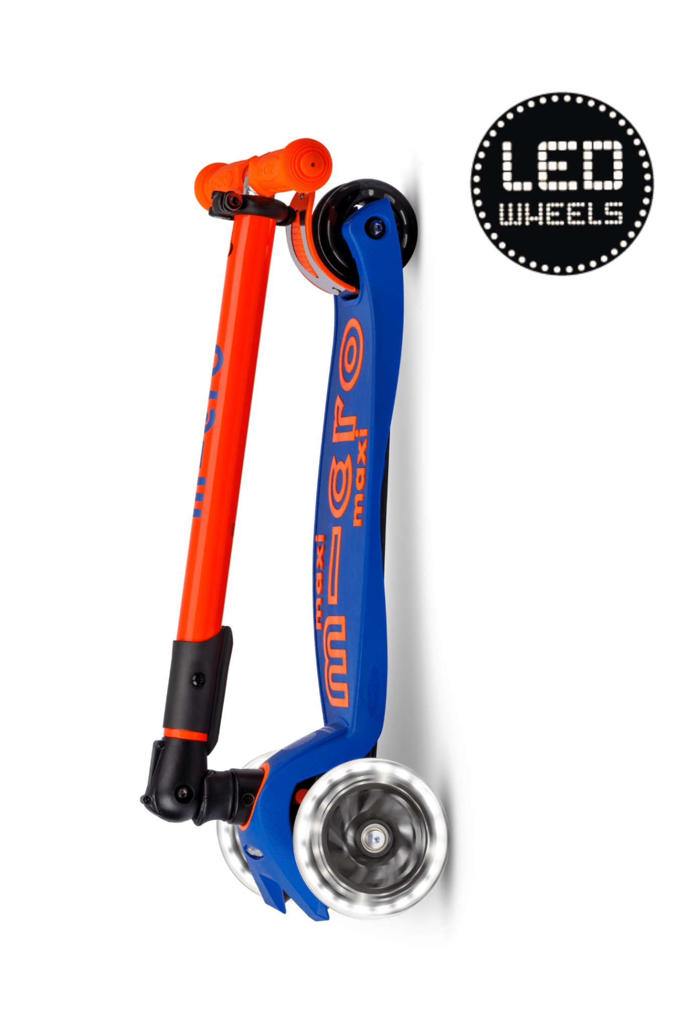Maxi Micro inklapbaar LED - Blauw oranje Neon van Micro Step | Kids Conceptstore Le Fanfare