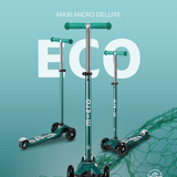 Maxi Micro Step Deluxe Eco LED Green van Micro Step | Kids Conceptstore Le Fanfare
