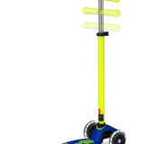 Maxi Micro step Deluxe LED blauw geel neon van Micro Step | Kids Conceptstore Le Fanfare