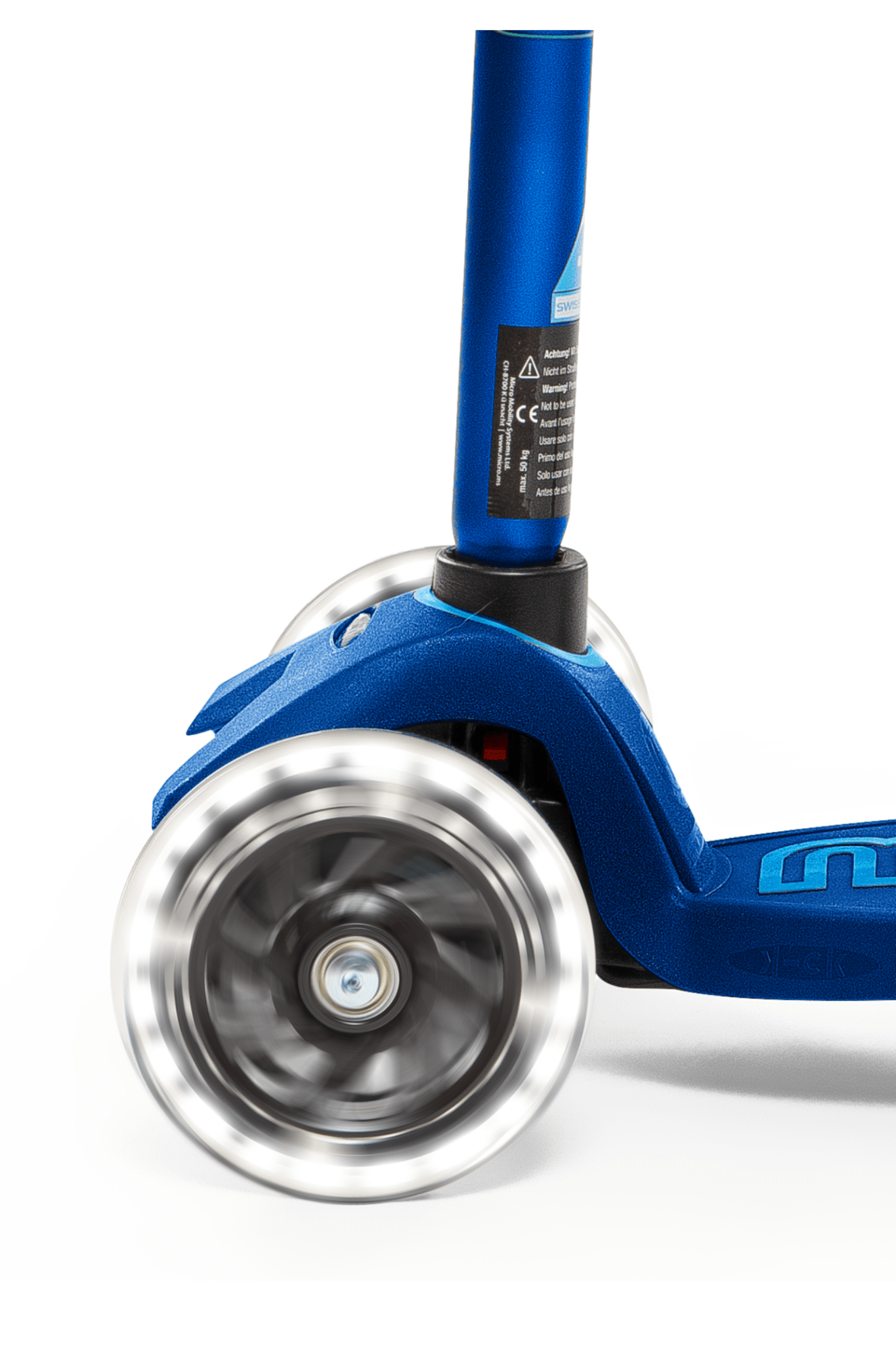 Maxi Micro Step Deluxe LED Dark Blue van Micro Step | Kids Conceptstore Le Fanfare
