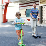 Maxi Micro step Deluxe LED groen geel neon van Micro Step | Kids Conceptstore Le Fanfare
