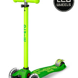 Maxi Micro step Deluxe LED groen geel neon van Micro Step | Kids Conceptstore Le Fanfare
