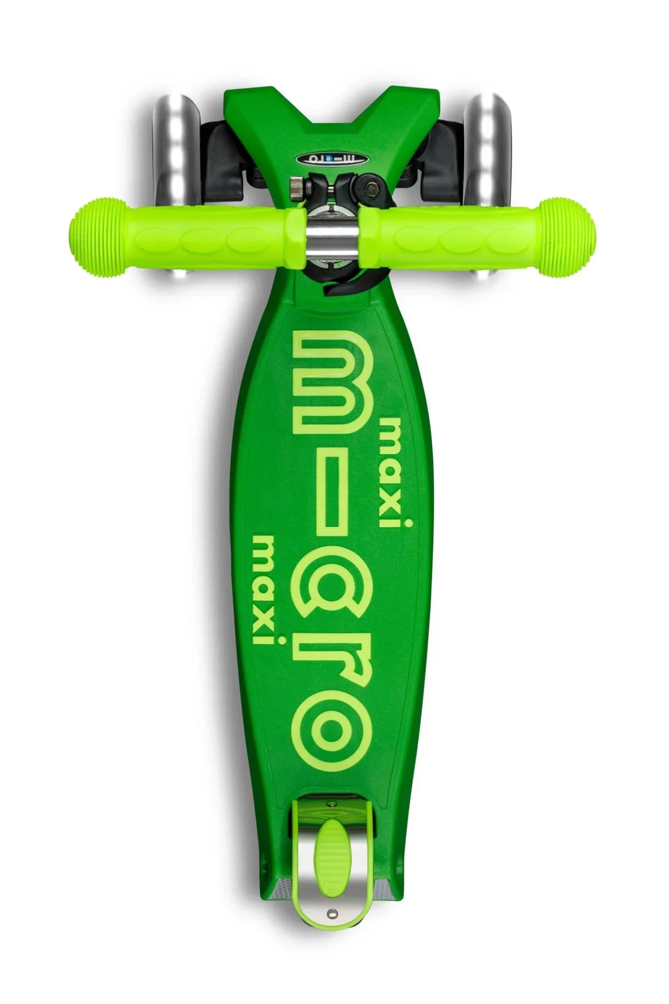Maxi Micro step Deluxe LED groen geel neon van Micro Step | Kids Conceptstore Le Fanfare