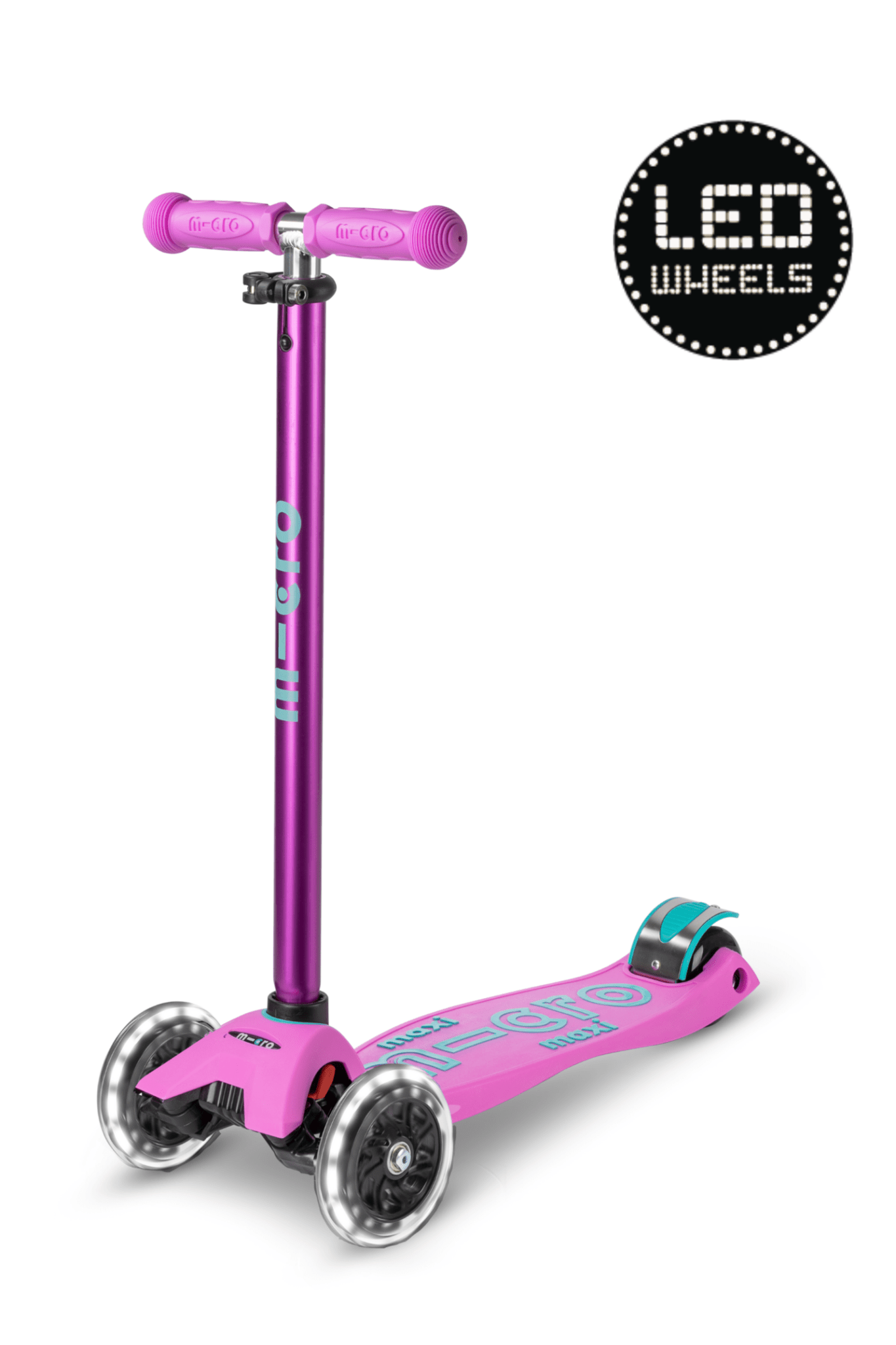 Maxi Micro Step Deluxe LED Lavender van Micro Step | Kids Conceptstore Le Fanfare