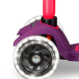 Maxi Micro step Deluxe LED paars roze neon van Micro Step | Kids Conceptstore Le Fanfare