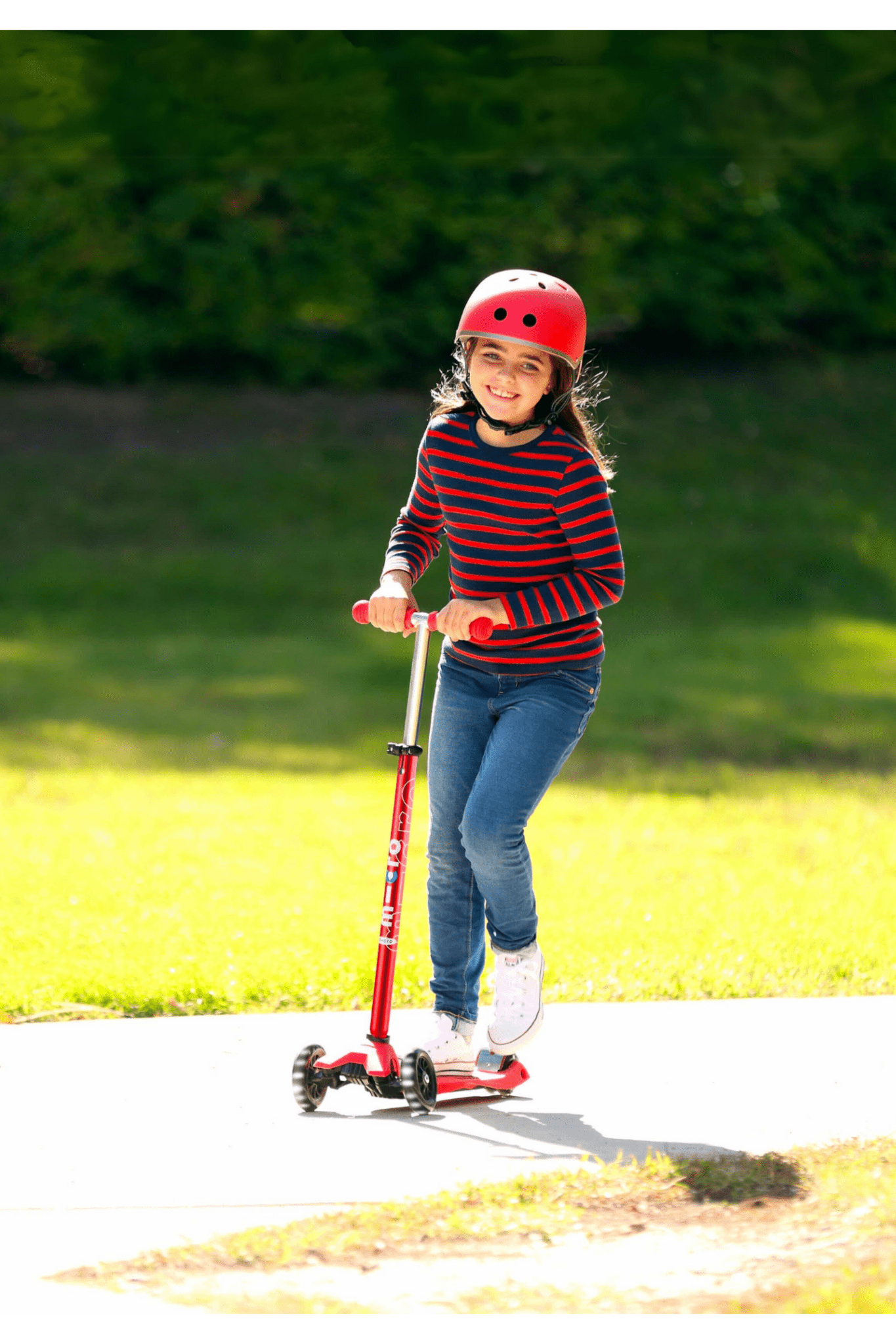 Maxi Micro Step Deluxe LED Red van Micro Step | Kids Conceptstore Le Fanfare