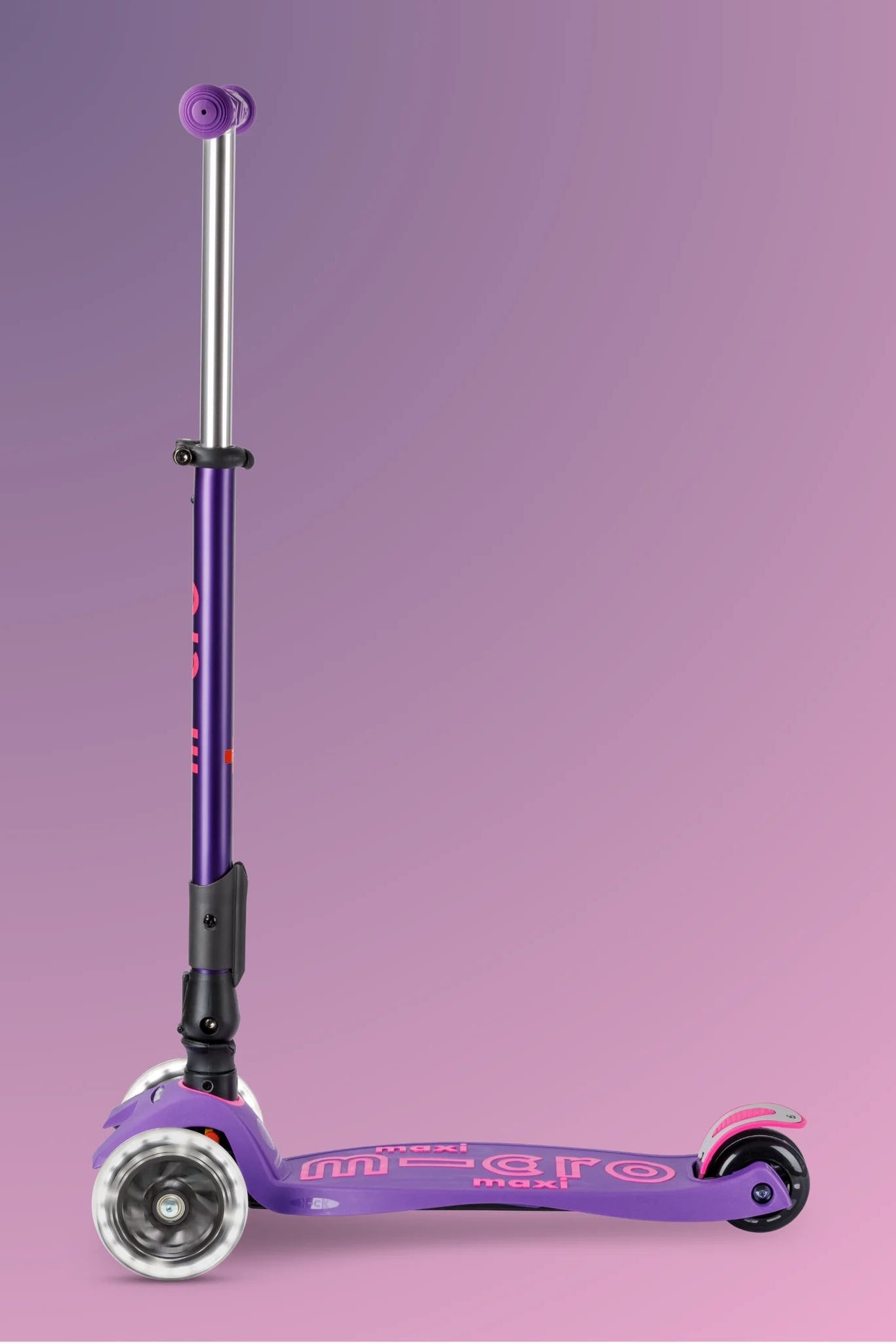 Maxi Micro Step Foldable LED Purple van Micro Step | Kids Conceptstore Le Fanfare