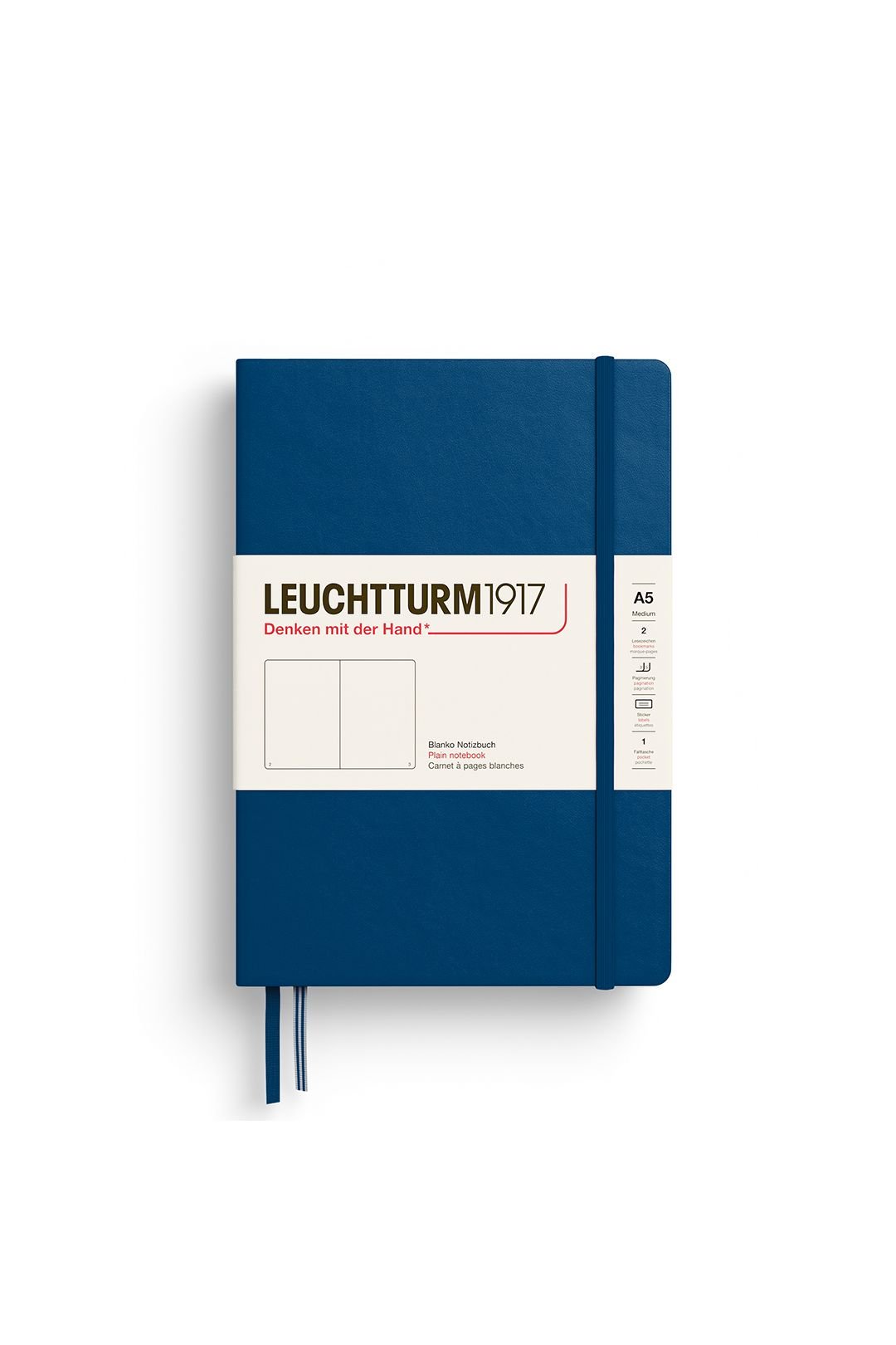 Medium indigo, plain van LEUCHTTURM1917 | Kids Conceptstore Le Fanfare