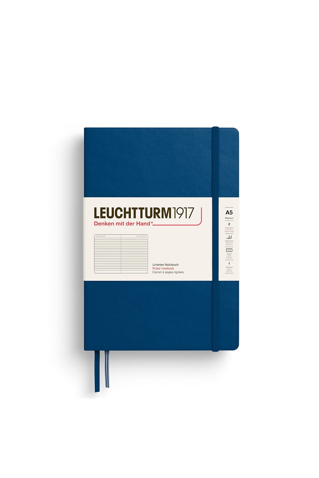 Medium indigo, ruled van LEUCHTTURM1917 | Kids Conceptstore Le Fanfare