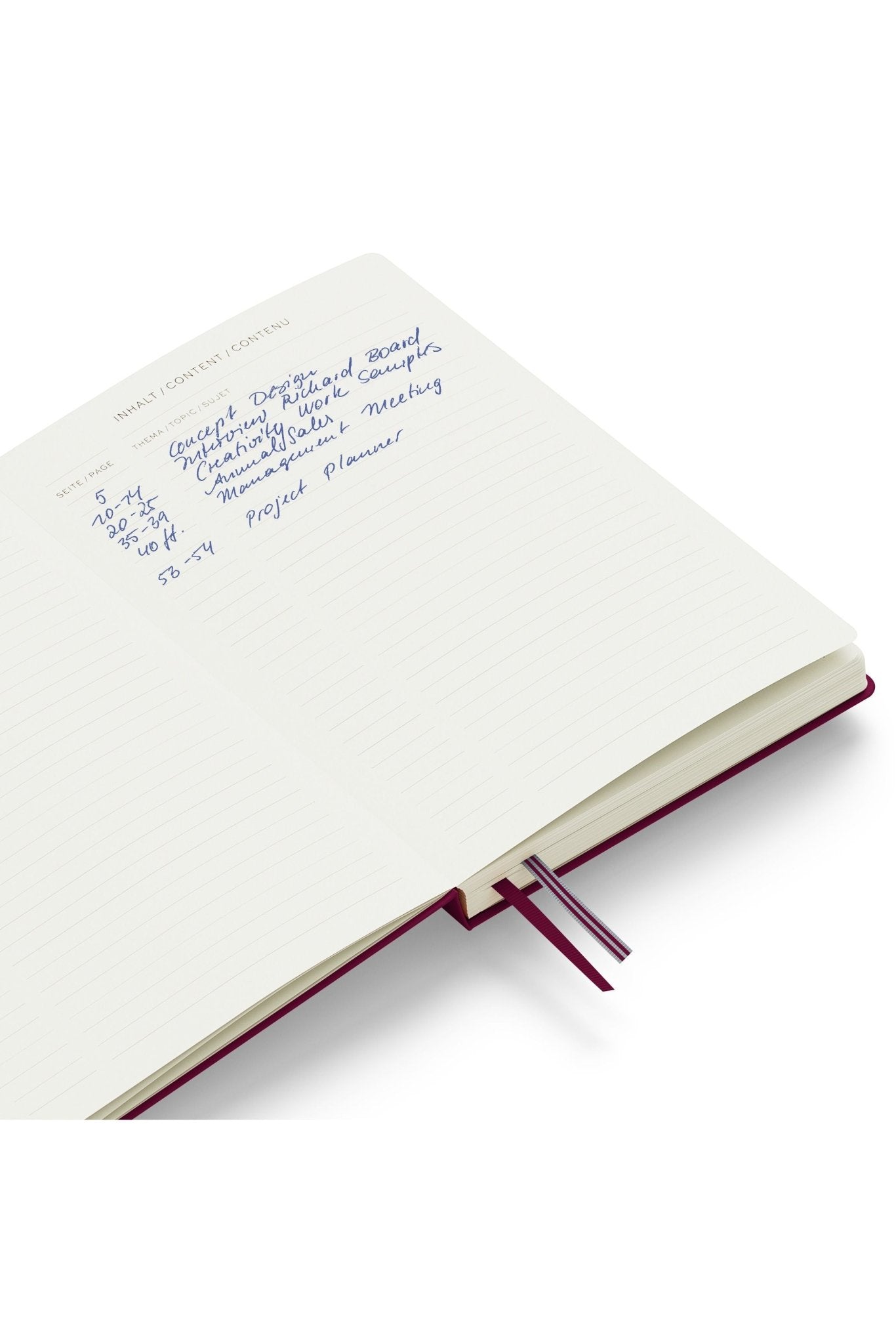 Medium port red, plain van LEUCHTTURM1917 | Kids Conceptstore Le Fanfare