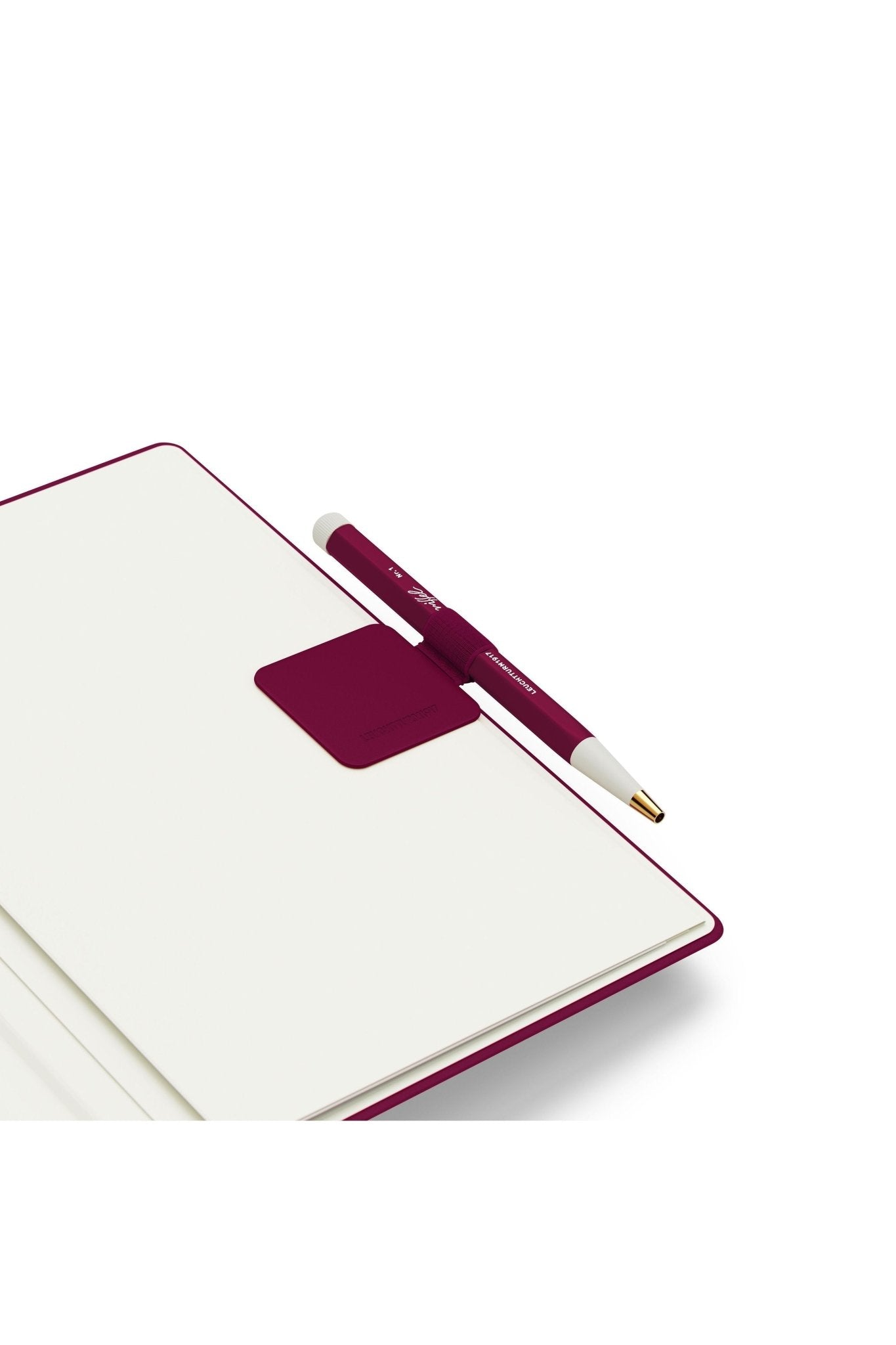 Medium port red, plain van LEUCHTTURM1917 | Kids Conceptstore Le Fanfare