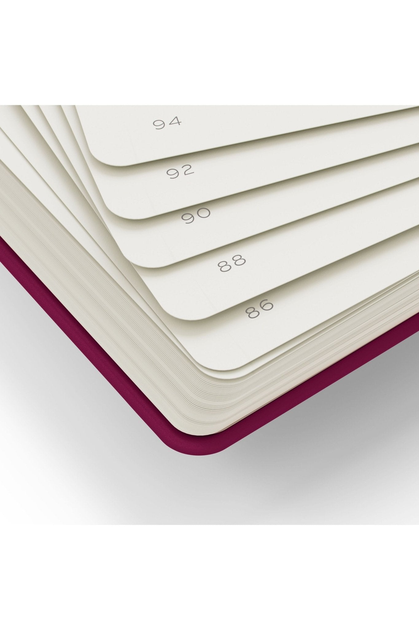 Medium port red, plain van LEUCHTTURM1917 | Kids Conceptstore Le Fanfare