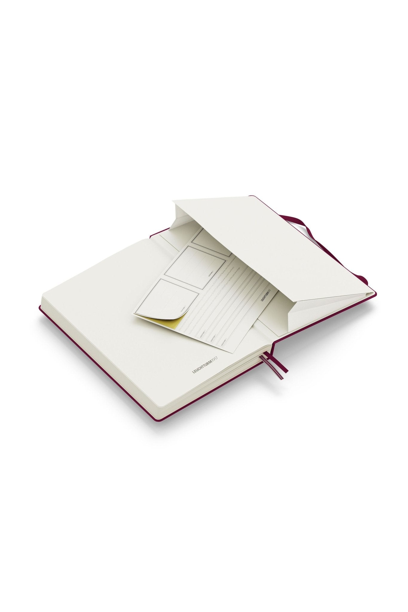 Medium port red, plain van LEUCHTTURM1917 | Kids Conceptstore Le Fanfare