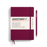 Medium port red, ruled van LEUCHTTURM1917 | Kids Conceptstore Le Fanfare
