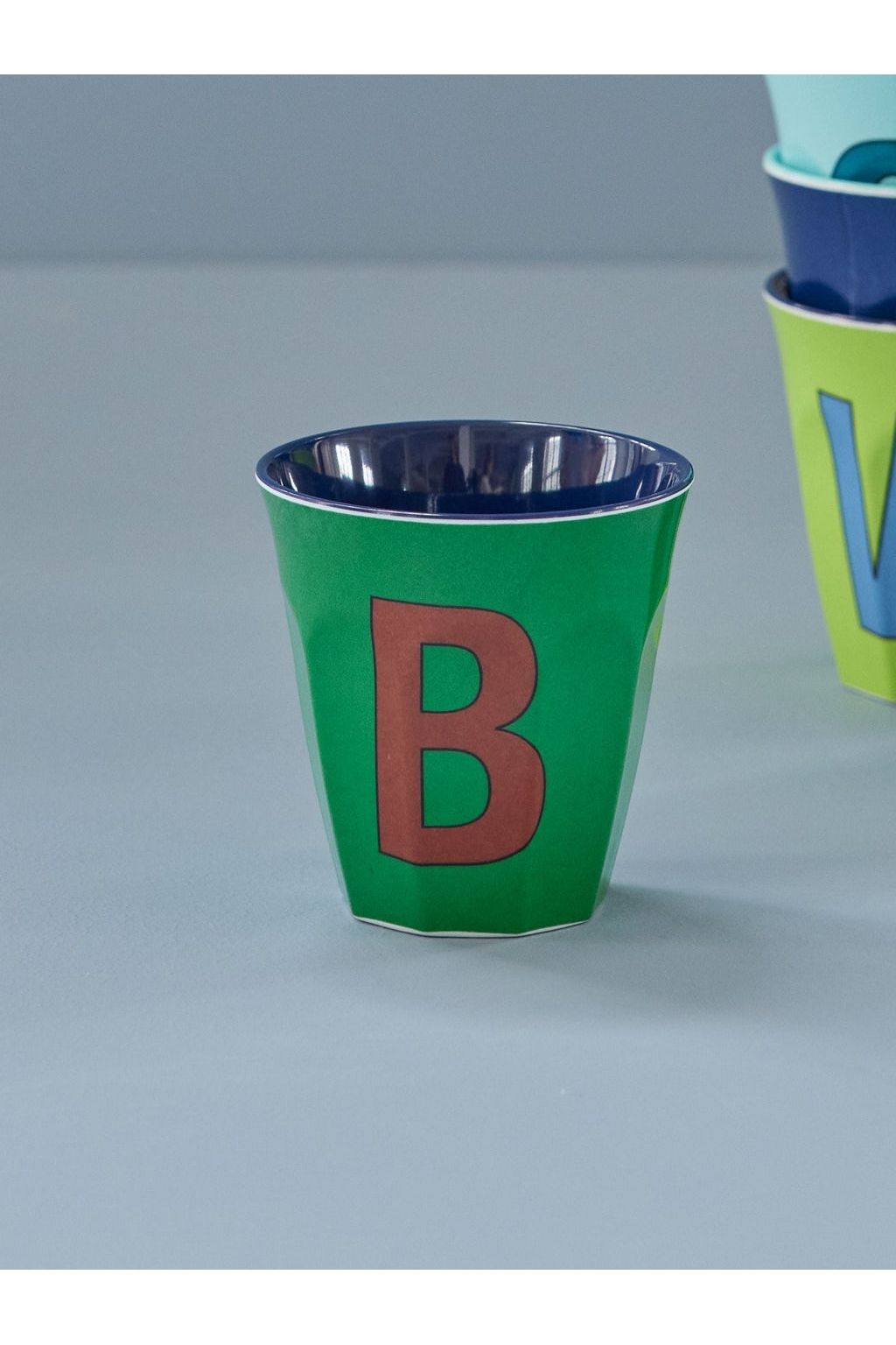Melamine Cup - B - Forest Green van Rice | Kids Conceptstore Le Fanfare