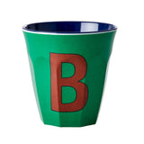 Melamine Cup - B - Forest Green van Rice | Kids Conceptstore Le Fanfare
