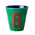 Melamine Cup - B - Forest Green van Rice | Kids Conceptstore Le Fanfare