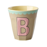 Melamine Cup - B - Vintage - Beige van Rice | Kids Conceptstore Le Fanfare
