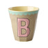 Melamine Cup - B - Vintage - Beige van Rice | Kids Conceptstore Le Fanfare