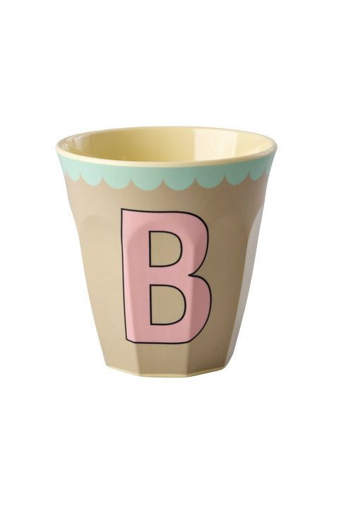Melamine Cup - B - Vintage - Beige van Rice | Kids Conceptstore Le Fanfare