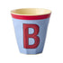 Melamine Cup - B - Vintage - Vintage Blue van Rice | Kids Conceptstore Le Fanfare