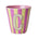 Melamine Cup - C - Multicolor Pink - Stripes van Rice | Kids Conceptstore Le Fanfare