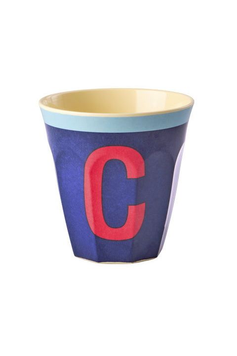 Melamine Cup - C - Vintage - Royal Blue van Rice | Kids Conceptstore Le Fanfare