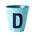 Melamine Cup - D - Mint van Rice | Kids Conceptstore Le Fanfare