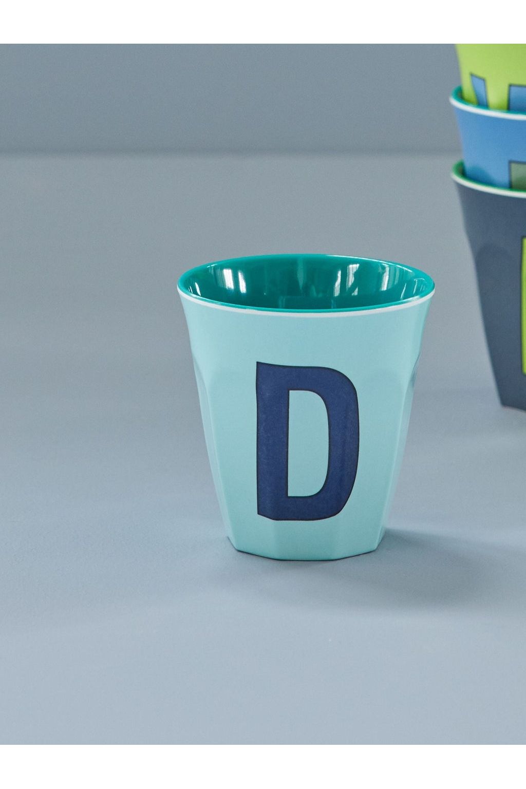 Melamine Cup - D - Mint van Rice | Kids Conceptstore Le Fanfare