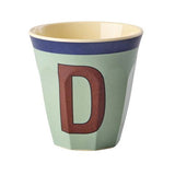 Melamine Cup - D - Vintage - Khaki van Rice | Kids Conceptstore Le Fanfare